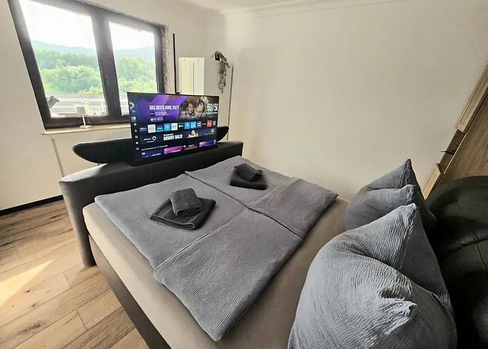 Apartment Gipfelpanorama Mit Berg- Und Seeblick, Boxspringbett Mit Ausfahrbarem Tv