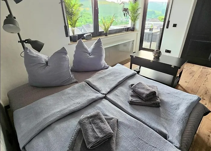 Gipfelpanorama Mit Berg- Und Seeblick, Boxspringbett Mit Ausfahrbarem Tv Winterberg